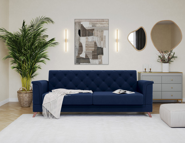 Диван Олмеко Амарант Ф