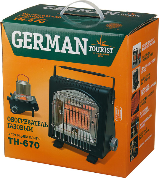 Обогреватель газовый для палатки Tourist German TH-670