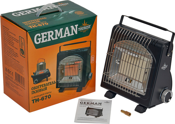 Обогреватель газовый для палатки Tourist German TH-670
