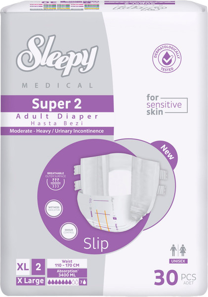Подгузники для взрослых Sleepy Adult diaper Xlarge Super 2-30 - фото
