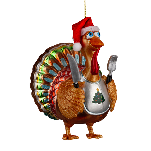 Елочная игрушка Erich Krause Decor. Рождественская индейка / 64459 - фото