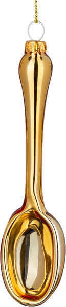 Елочная игрушка Erich Krause Decor. Золотая ложка / 64434 - фото