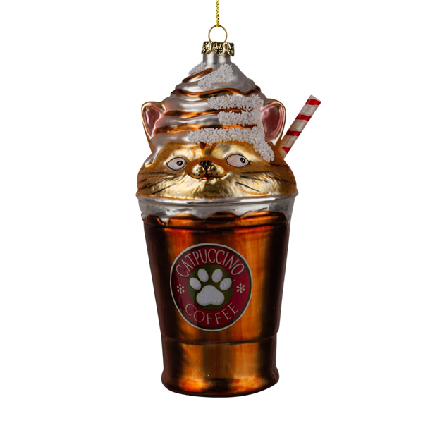 Елочная игрушка Erich Krause Decor. Catpuccino / 64457 - фото