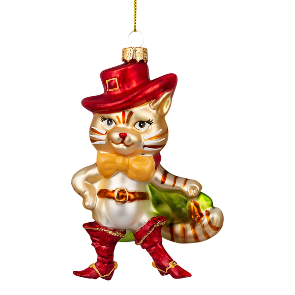 Елочная игрушка Erich Krause Decor. Кот в сапогах / 62500 - фото