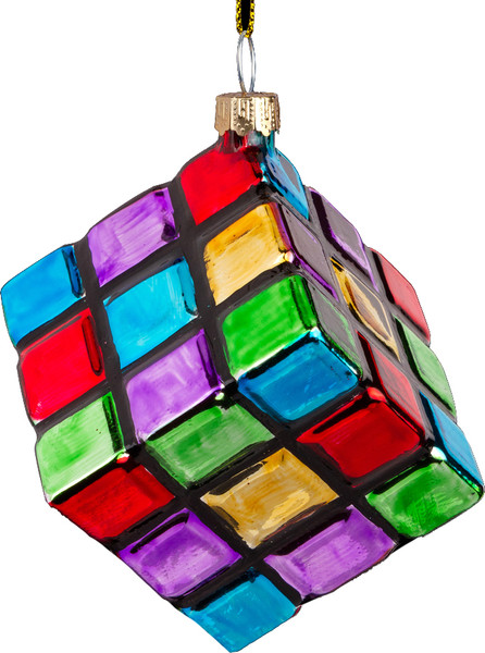 Елочная игрушка Erich Krause Decor. Кубик Рубика / 64079 - фото