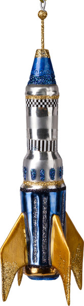 Елочная игрушка Erich Krause Decor. Ракета / 64474 - фото
