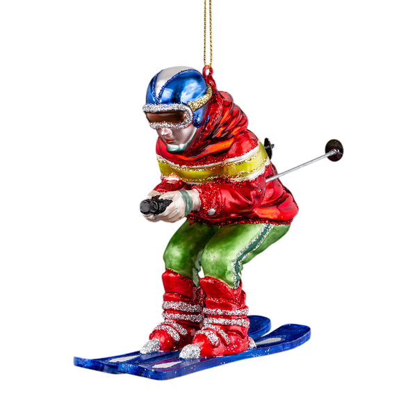 Елочная игрушка Erich Krause Decor. Горнолыжник / 59328 - фото