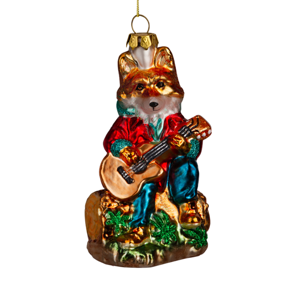 Елочная игрушка Erich Krause Decor. Лис-гитарист / 64477 - фото