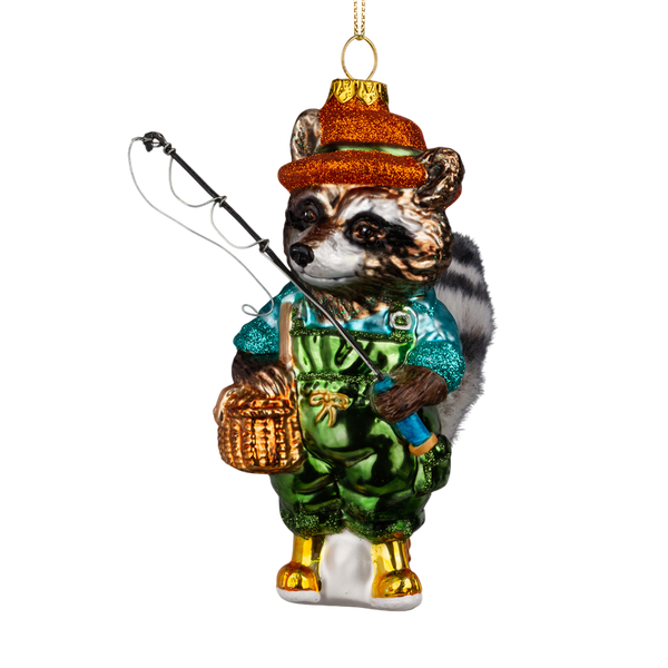 Елочная игрушка Erich Krause Decor. Енот-рыбак / 64478 - фото