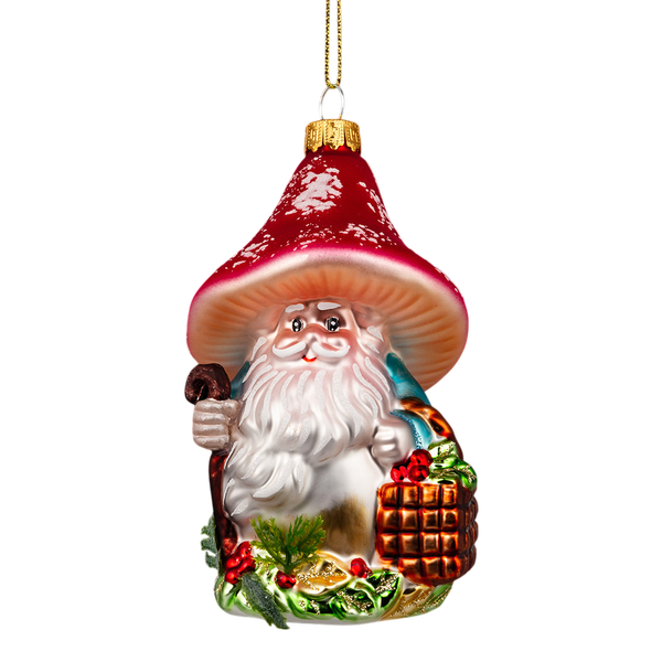 Елочная игрушка Erich Krause Decor. Лесной гном / 62508 - фото