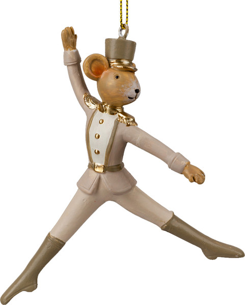 Елочная игрушка Erich Krause Decor. Мышонок гусар / 64510 - фото