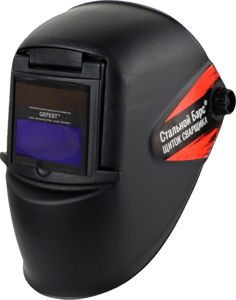 Сварочная маска РОСОМЗ НН8 Стальной Барс с откидным светофильтром / 51835 - фото