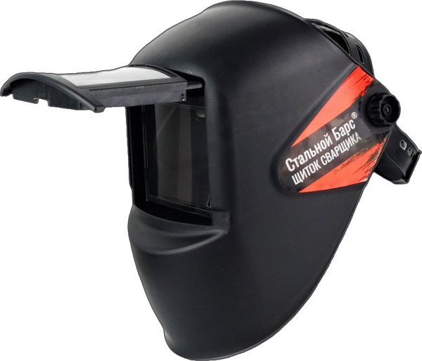 Сварочная маска РОСОМЗ НН8 Стальной Барс с откидным светофильтром / 51835