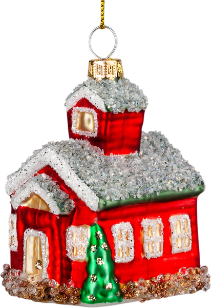 Елочная игрушка Erich Krause Decor. Рождественский домик / 64420 - фото