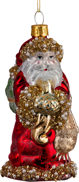 Елочная игрушка Erich Krause Decor. Дед Мороз с подарками / 64418 - фото