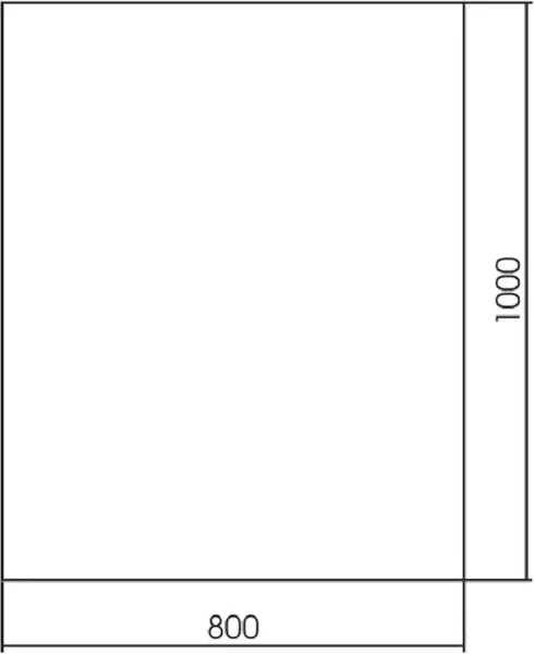 Зеркало Silver Mirrors Прямоугольник 80х100 / ФР-00002141