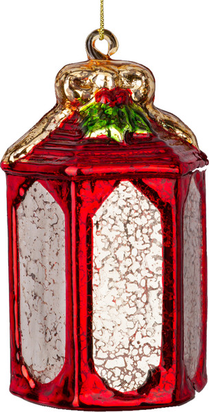 Елочная игрушка Erich Krause Decor. Фонарь с подсветкой / 64463 - фото
