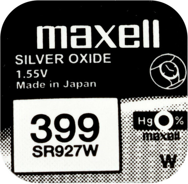 Батарейка Maxell Watch 399 SR927SW Silver 1.55V Bl.1 - фото