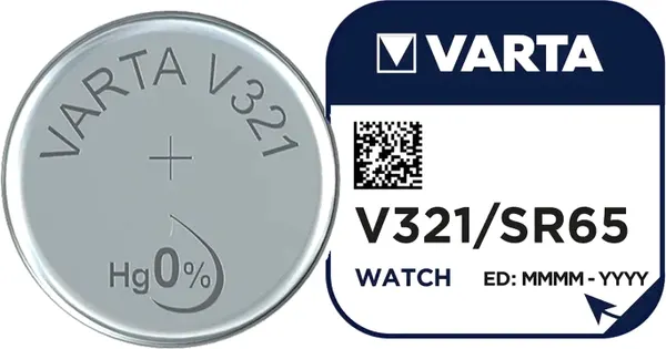 Батарейка Varta Watch 321 SR616SW Silver 1.55V Bl.1 / 321 101 111 - фото