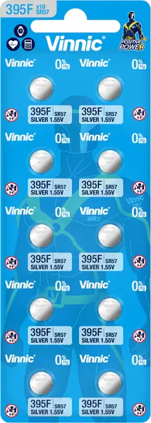 Комплект батареек Vinnic Watch 395F-C10 Silver 1.55V Bl.10 - фото