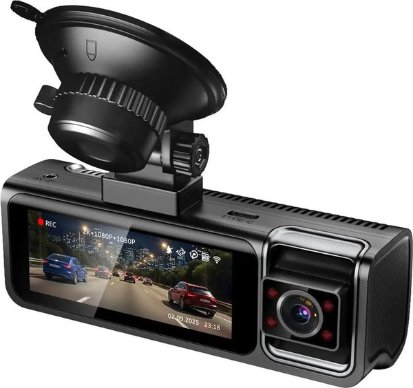 Автомобильный видеорегистратор TrendVision Phantom 3CH GPS - фото