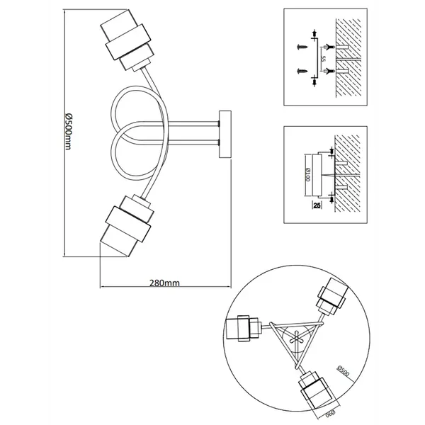 Люстра ESCADA 1139/3P