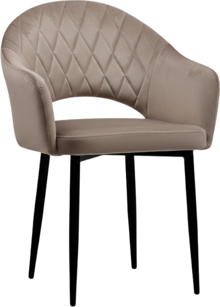 Стул Памир София F07 поворотный (серый/бежевый/черная опора) - фото