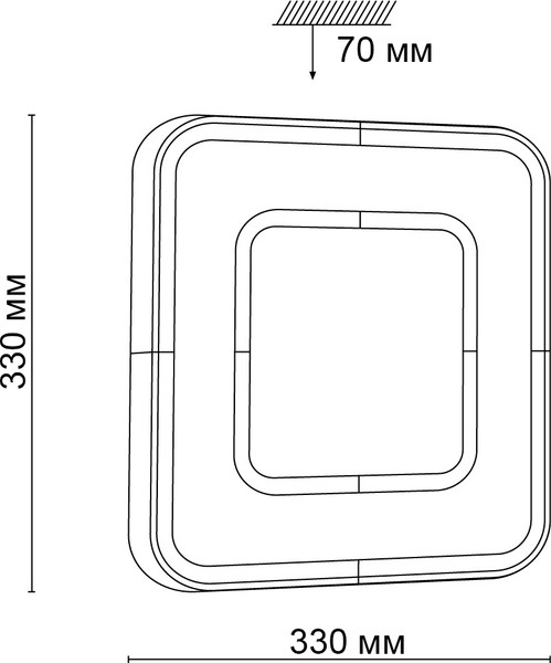 Светильник Sonex Arti 3047/CLN