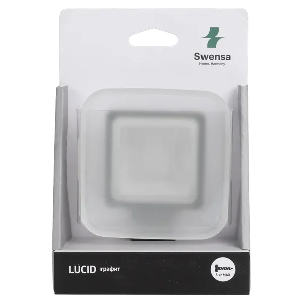 Мыльница SWENSA Lucid SWR-5400-02-GRY