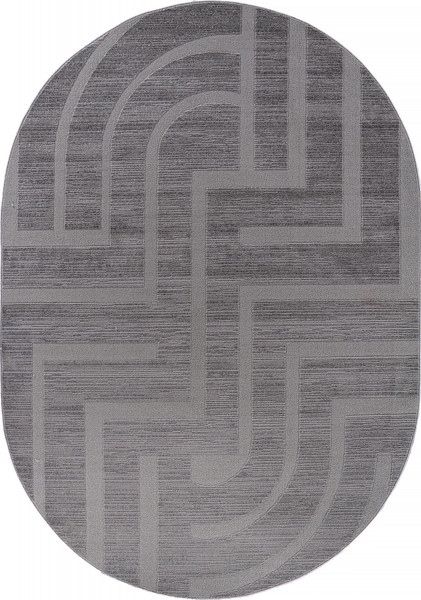 Ковер Merinos Dios F439-OVAL-LIGHT GRAY (1.6x2.3) - фото