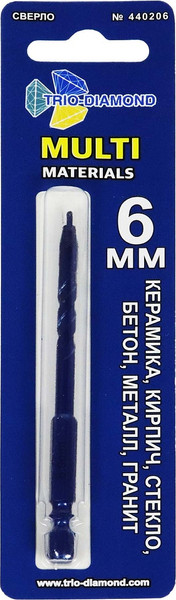 Сверло Trio Diamond Multi Materials 6мм / 440206