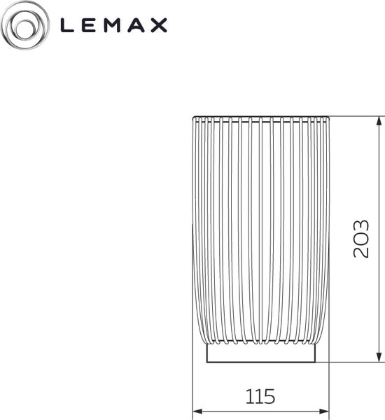 Подставка для кухонных приборов Lemax LB-12 BSG