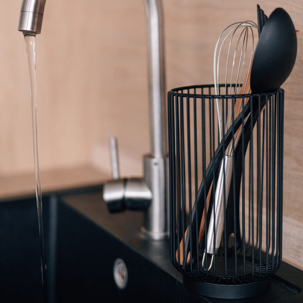 Подставка для кухонных приборов Lemax LB-12 BL