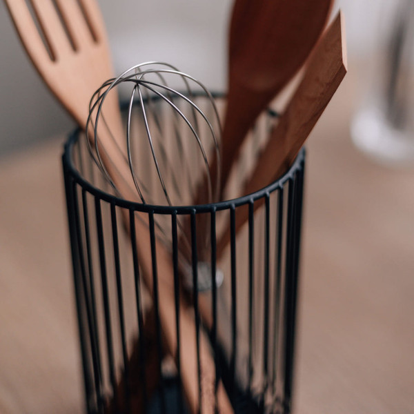 Подставка для кухонных приборов Lemax LB-12 BL