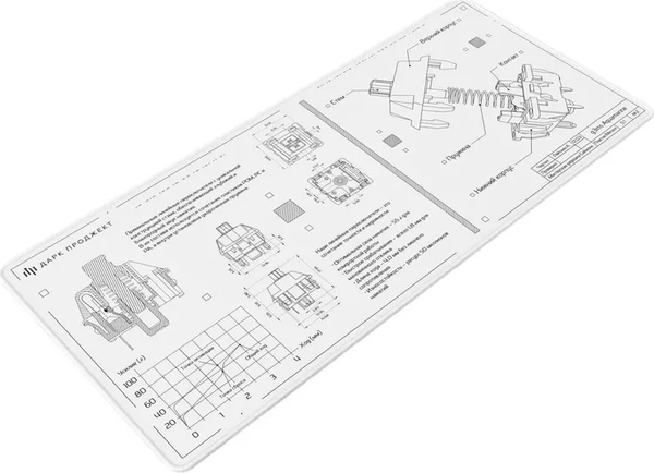 Коврик для мыши Дарк Проджект MD3a Aquamarine / DP-MD-0040
