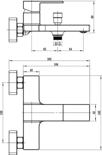 Смеситель Wellerein Linea 21LN54