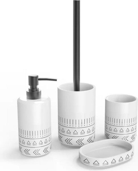 Ершик для унитаза LEMER Snow LEM-SNOW004