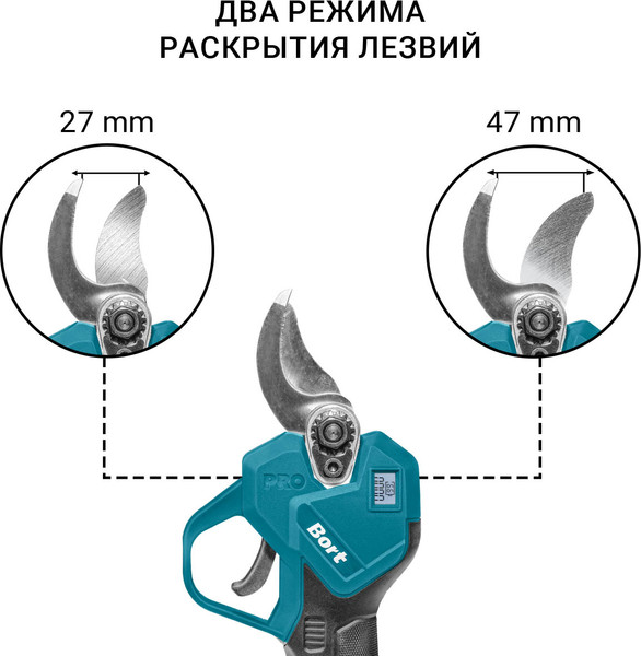 Секатор аккумуляторный Bort BGS-21Li-Pro (93419368)