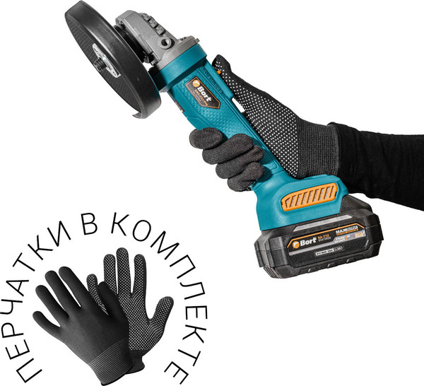 Угловая шлифовальная машина Bort BWS-21Li-Pro (93413601)