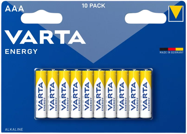 Комплект батареек Varta Energy LR03/AAA 1.5V - фото
