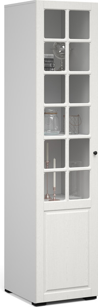 Шкаф с витриной Империал Лацио 1д левый - фото