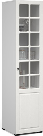 Шкаф-пенал с витриной Империал Лацио 1д правый - фото