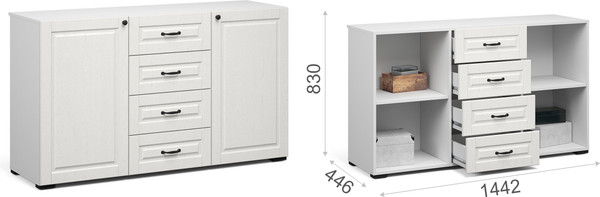 Тумба Империал Лацио 2д4ящ