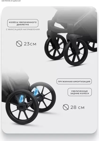 Детская универсальная коляска Riko Montana X Ecco 2 В 1 Basic