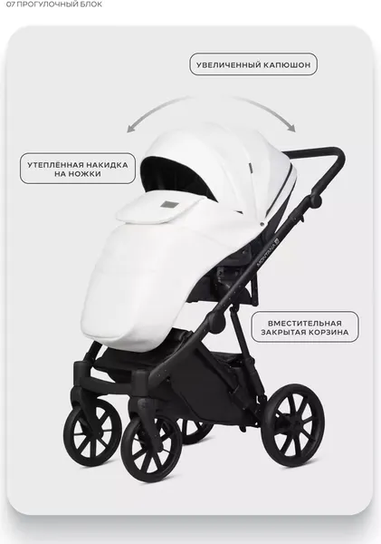 Детская универсальная коляска Riko Montana X Ecco 2 В 1 Basic