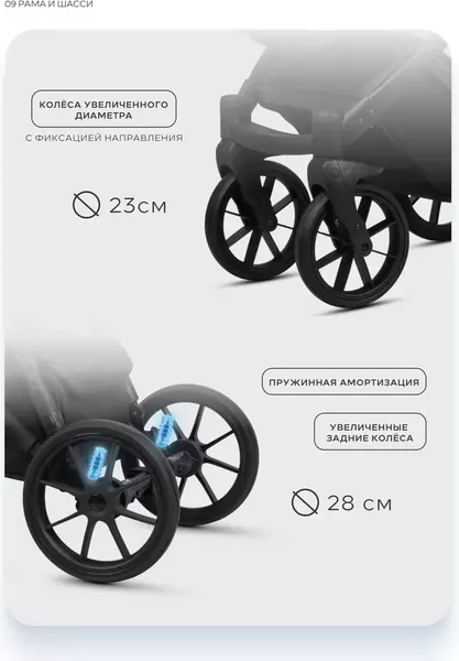 Детская универсальная коляска Riko Montana X Ecco 2 В 1 Basic