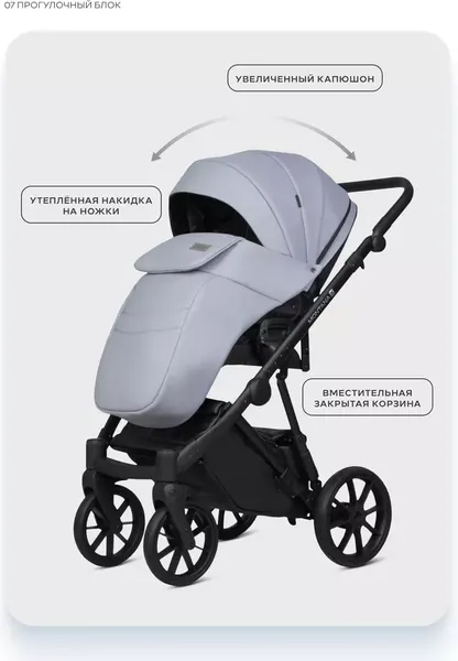 Детская универсальная коляска Riko Montana X Ecco 2 В 1 Basic