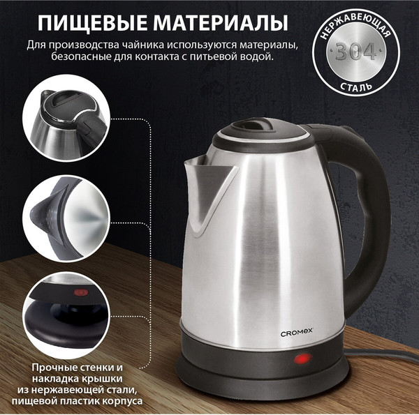 Электрочайник Cromex KT-115 / 452925