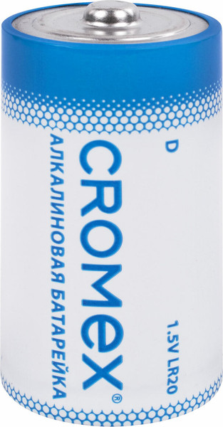 Комплект батареек Cromex Alkaline D / 456454
