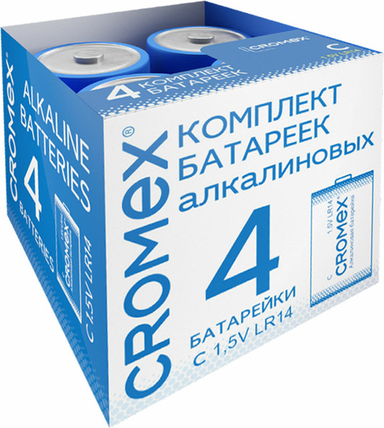 Комплект батареек Cromex Alkaline C / 456455 - фото